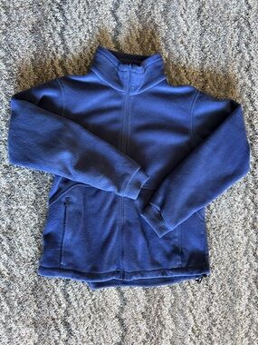 Vintage Columbia Benton Springs Full Zip Fleece Jacket Blue Women’s XL Mock Neck